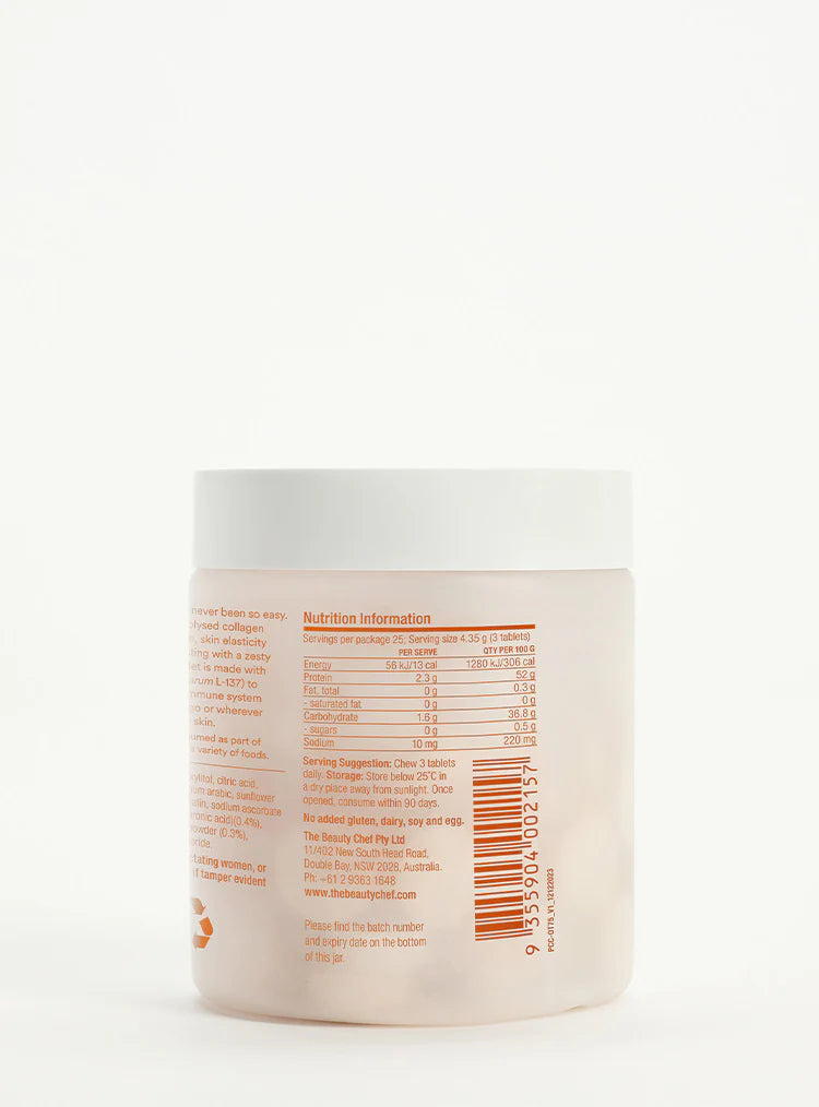 The Beauty Chef Plumpers Collagen Chewables